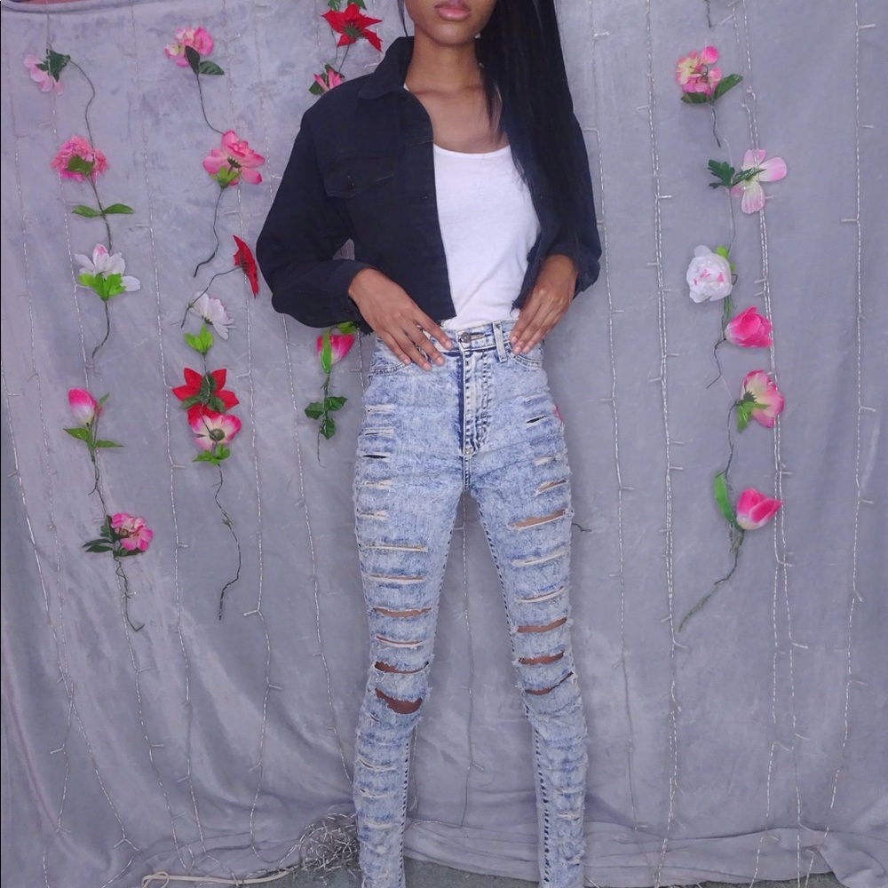 High waisted pants